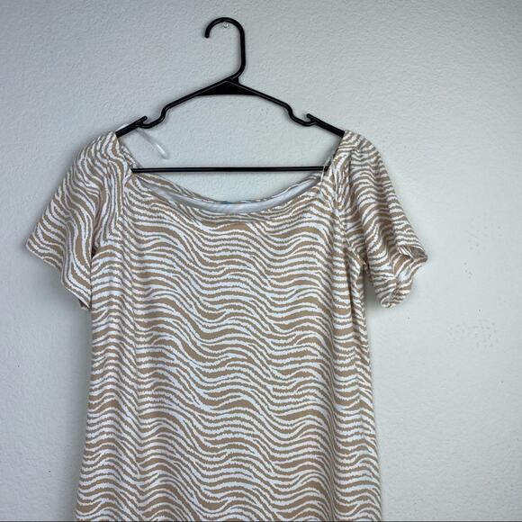 J Mclaughlin Nomi Catalina Off Shoulder Dress Medium - Picture 3 of 8